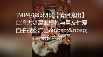 [MP4/883MB]【情侣流出】台湾大奶混血模特与男友性爱自拍视图流出&nbsp;&nbsp;无套内射