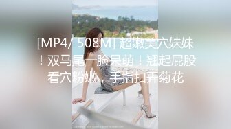 [MP4/ 508M] 超嫩美穴妹妹！双马尾一脸呆萌！翘起屁股看穴粉嫩，手指扣弄菊花