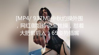 [MP4/ 937M] 中秋约操外围，网红御姐传说黑丝操，怼着大肥臀后入，69姿势插嘴