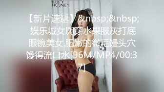 【新片速遞】&nbsp;&nbsp; 娱乐城女厕穿水果服灰打底眼镜美女,肥嫩的微毛馒头穴馋得流口水[96M/MP4/00:37]