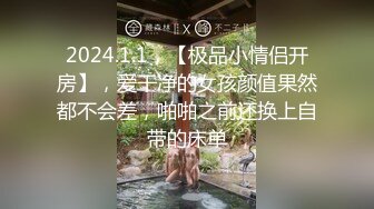 2024.1.1，【极品小情侣开房】，爱干净的女孩颜值果然都不会差，啪啪之前还换上自带的床单