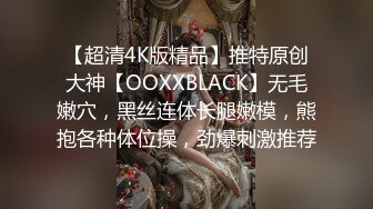 【超清4K版精品】推特原创大神【OOXXBLACK】无毛嫩穴，黑丝连体长腿嫩模，熊抱各种体位操，劲爆刺激推荐