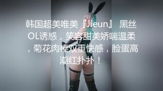 韩国超美唯美『Jieun』 黑丝OL诱惑，笑容甜美娇喘温柔，菊花肉棒双重快感，脸蛋高潮红扑扑！